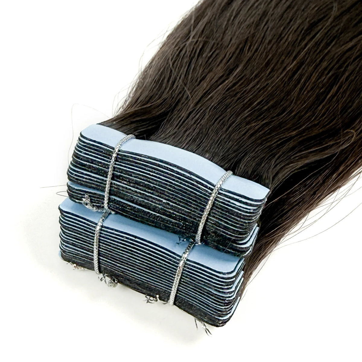 Tape in Vietnamese Virgin Human Hair 50g/ Colored Straight Extensions Skin Weft