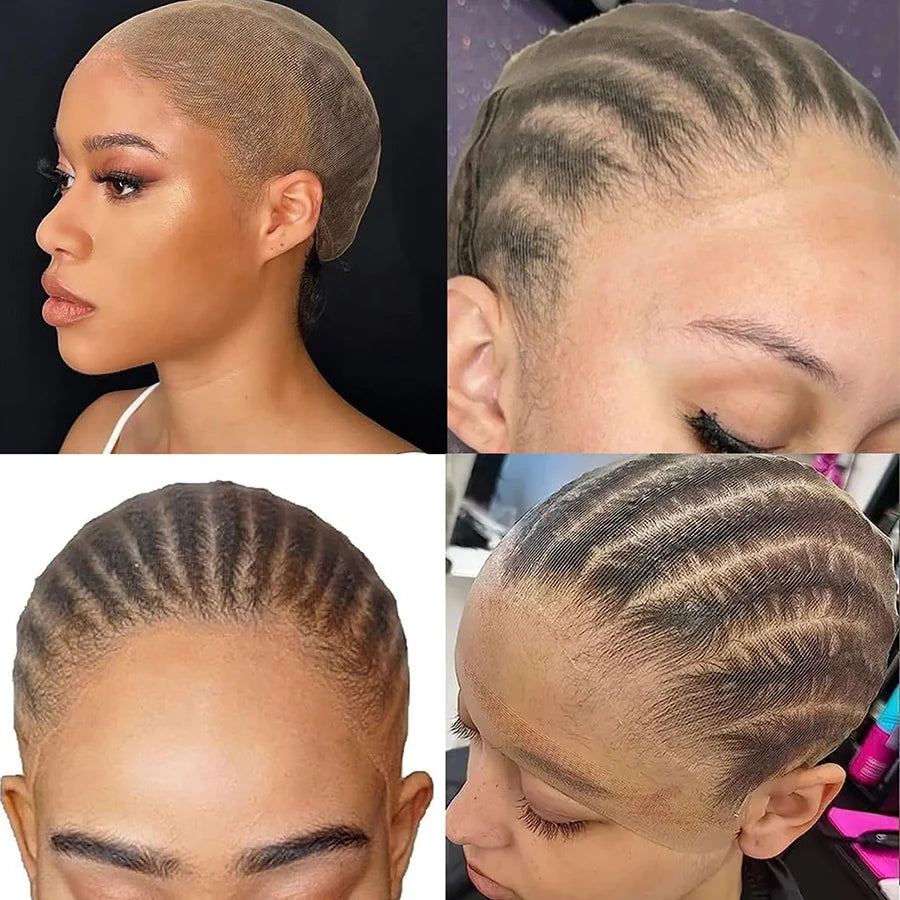 Wholesale HD Wig Caps Transparent Hair Nets Weave Nylon Stretchy Lace Front