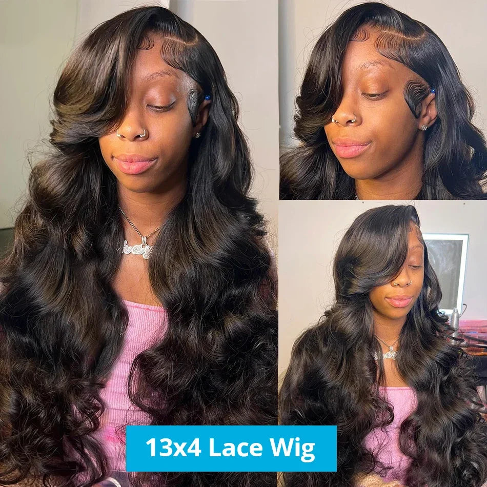 250% Density Body Wave, 13x4 HD Lace Frontal Human Hair Wig Burmese