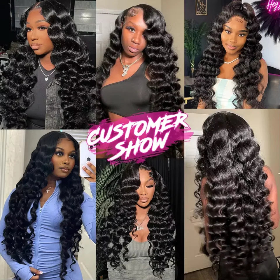 Loose Wave Bundle Human Hair Weave Unprocessed Virgin Wavy Weft Big Spiral