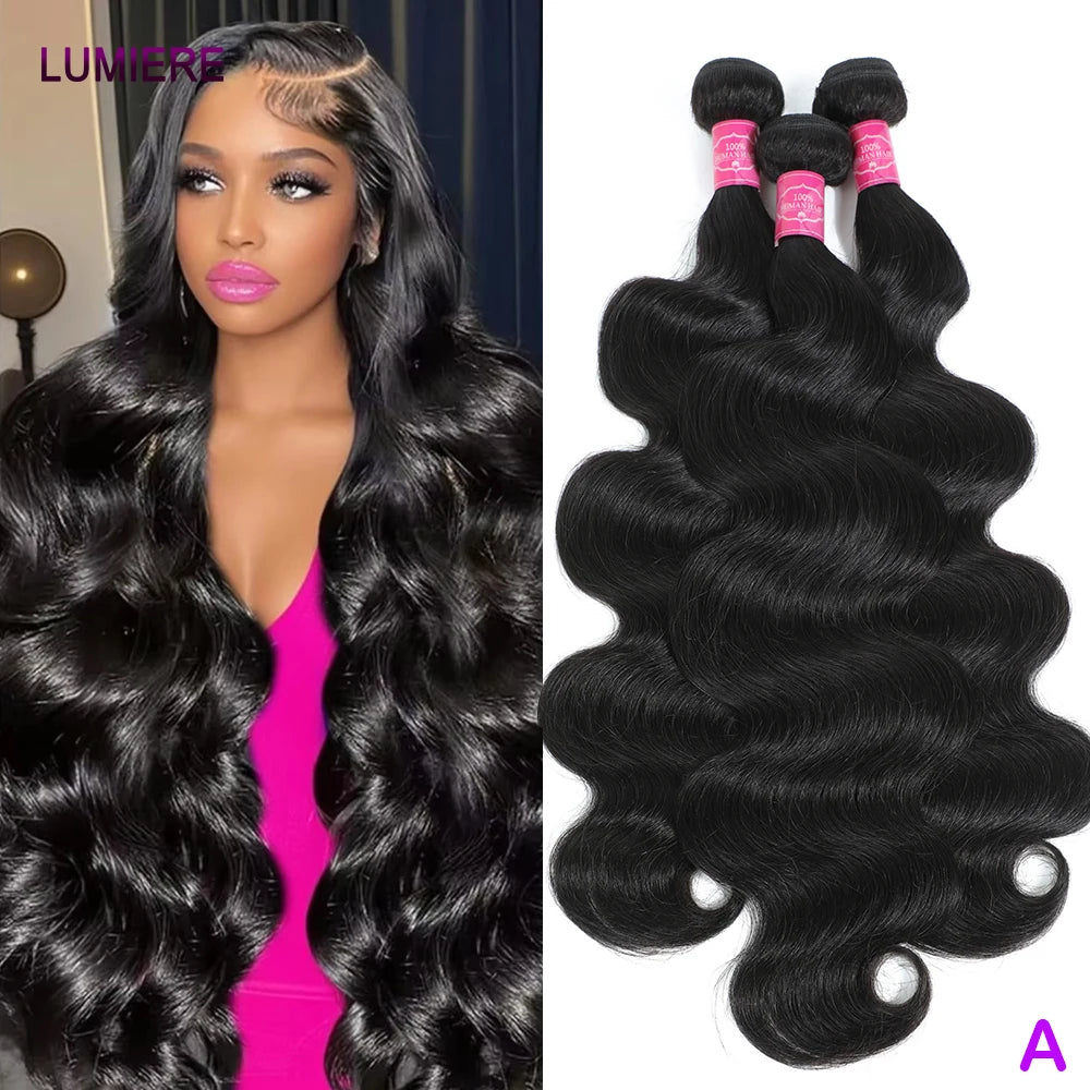 Loose Body Wave Virgin Raw Indian Wholesale Human Hair 3/4 Bundles Deal