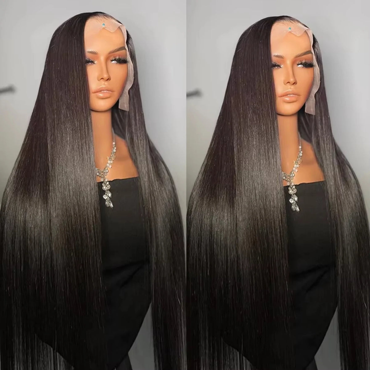 13x6 HD Lace Frontal Wig, 200% Density Brazilian Straight Front Human Hair