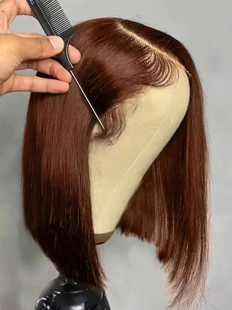 13x4 HD Brazilian Colorful Shadow Right Lace Front Hair Humans Wigs Emphasize