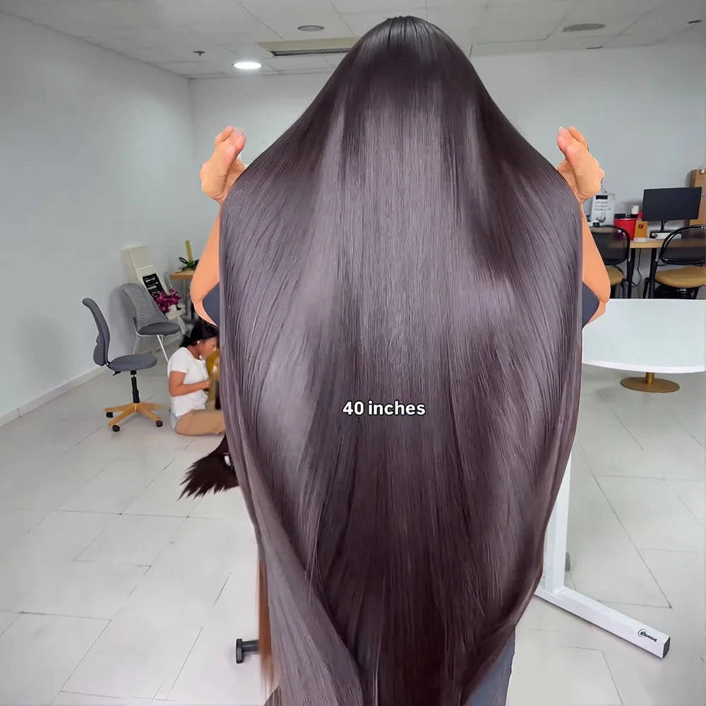 Straight Lace Front Human Hair Wigs, 13x4 HD Frontal Density Natural Hairline